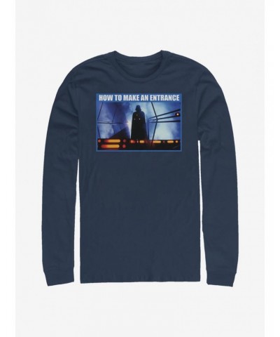 Star Wars How To Make An Entrance Long-Sleeve T-Shirt $12.90 T-Shirts