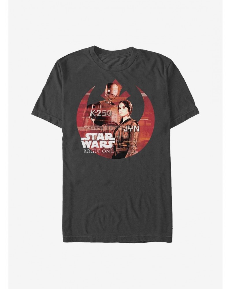 Star Wars Rogue One: A Star Wars Story Rebel At Heart T-Shirt $7.61 T-Shirts