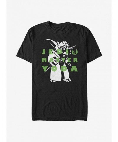 Star Wars The Clone Wars Yoda Text T-Shirt $5.28 T-Shirts