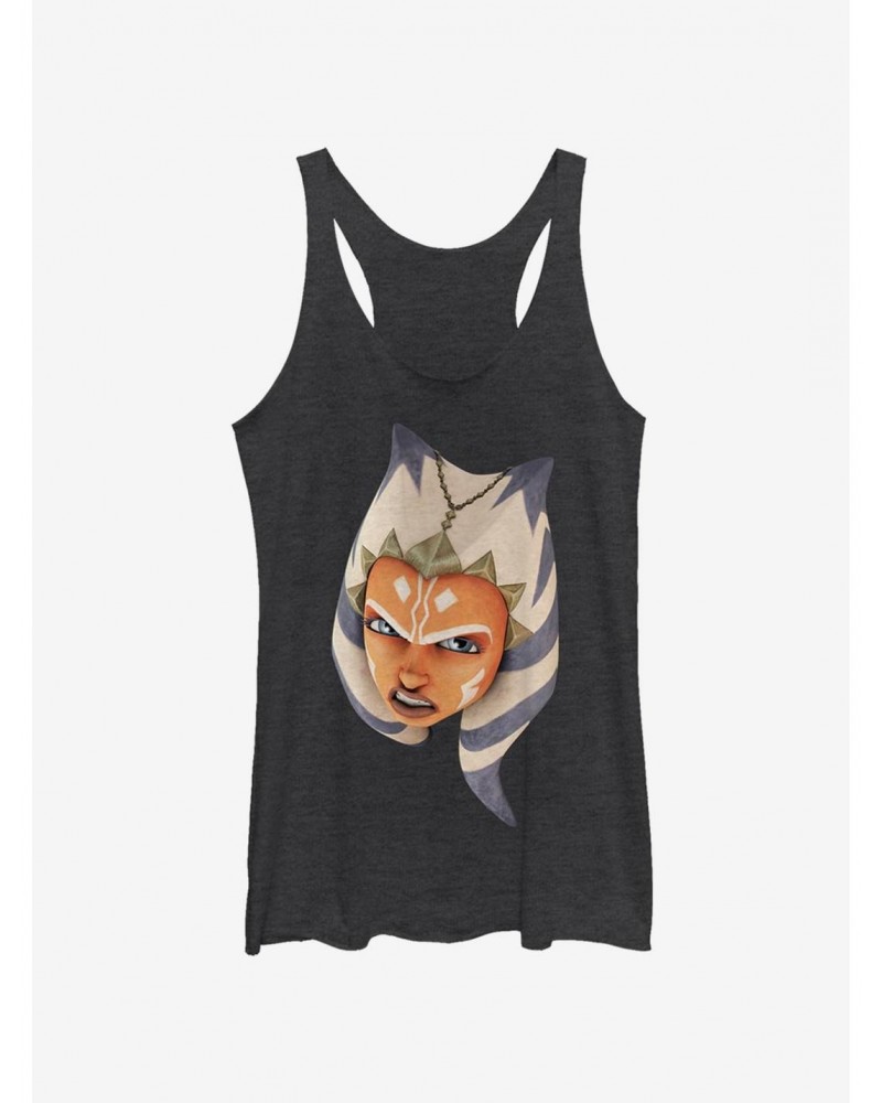 Star Wars The Clone Wars Ahsoka Face Girls Tank Top $8.70 Tops