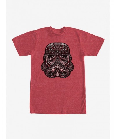 Star Wars Tribal Stormtrooper Helmet T-Shirt $6.68 T-Shirts