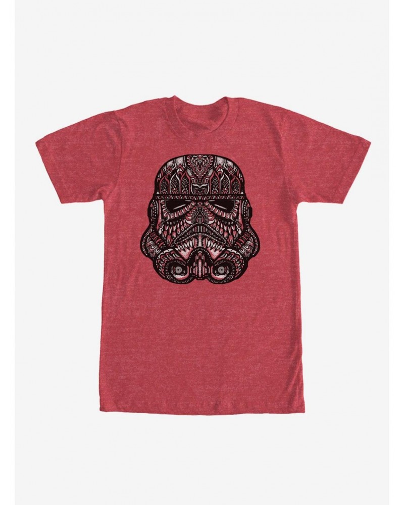 Star Wars Tribal Stormtrooper Helmet T-Shirt $6.68 T-Shirts