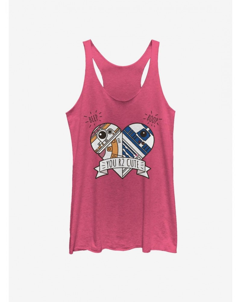 Star Wars BB-8 Heart R2 Girls Tank $8.08 Tanks