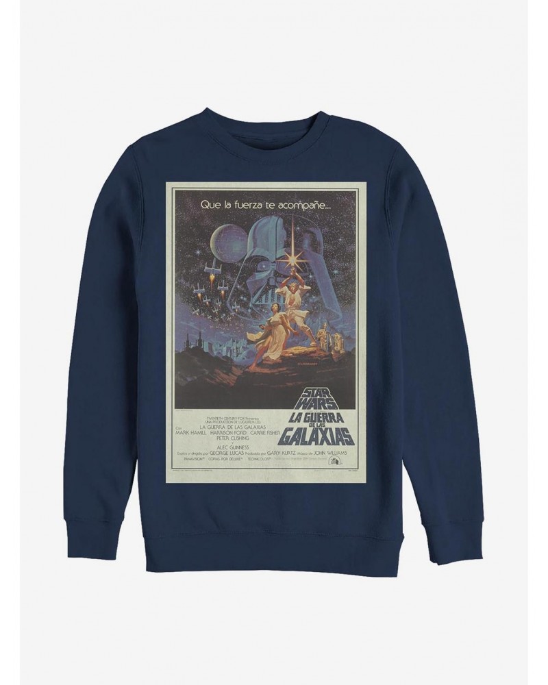 Star Wars La Guerra De Las Galaxias Crew Sweatshirt $14.46 Sweatshirts