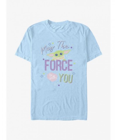 Star Wars The Mandalorian May The Force Be With You T-Shirt $6.21 T-Shirts