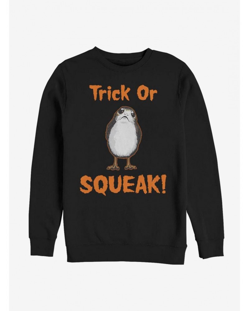 Star Wars Episode VIII The Last Jedi Trick Or Squeak Sweatshirt $11.22 Sweatshirts