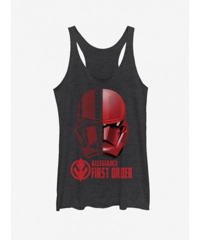 Star Wars Episode IX Rise of Skywalker Red Trooper Split Sith Trooper Girls Tank $7.87 Tanks