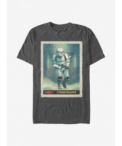 Star Wars The Mandalorian Stormtrooper Running Poster T-Shirt $6.21 T-Shirts