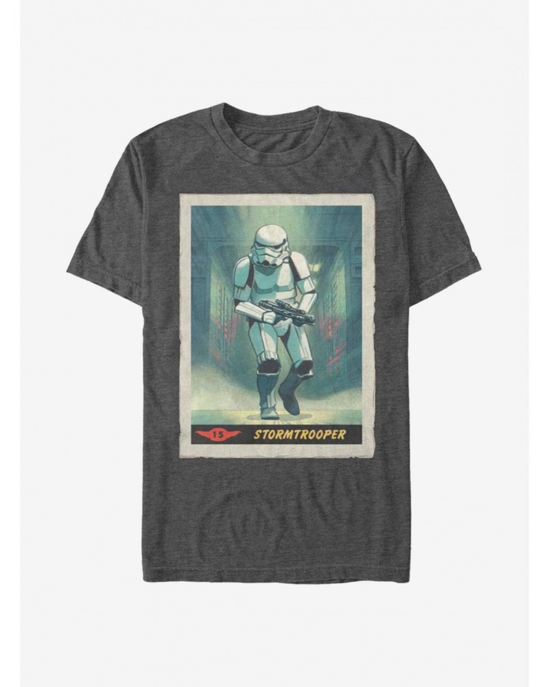 Star Wars The Mandalorian Stormtrooper Running Poster T-Shirt $6.21 T-Shirts