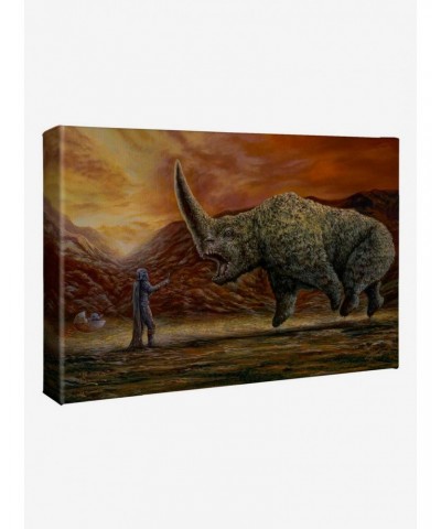 Star Wars The Mandalorian The Mudhorn 10" x 14" Gallery Wrapped Canvas $30.77 Canvas