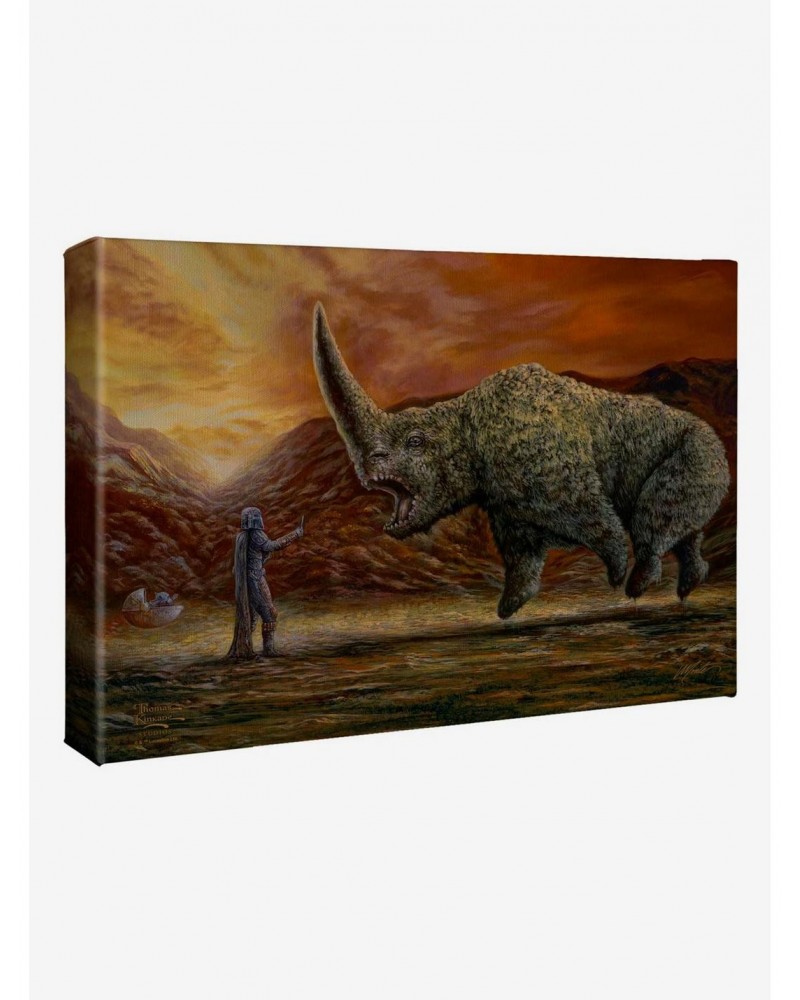 Star Wars The Mandalorian The Mudhorn 10" x 14" Gallery Wrapped Canvas $30.77 Canvas