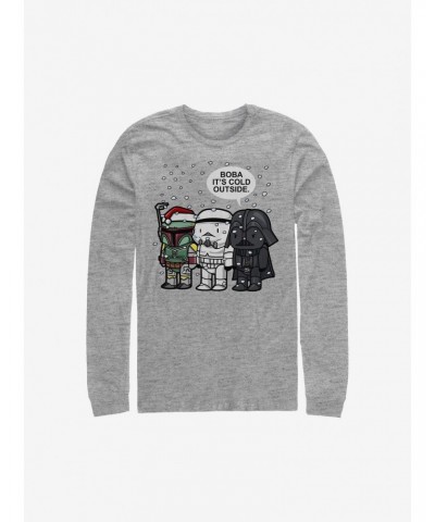 Star Wars Boba It's Cold Long-Sleeve T-Shirt $12.63 T-Shirts